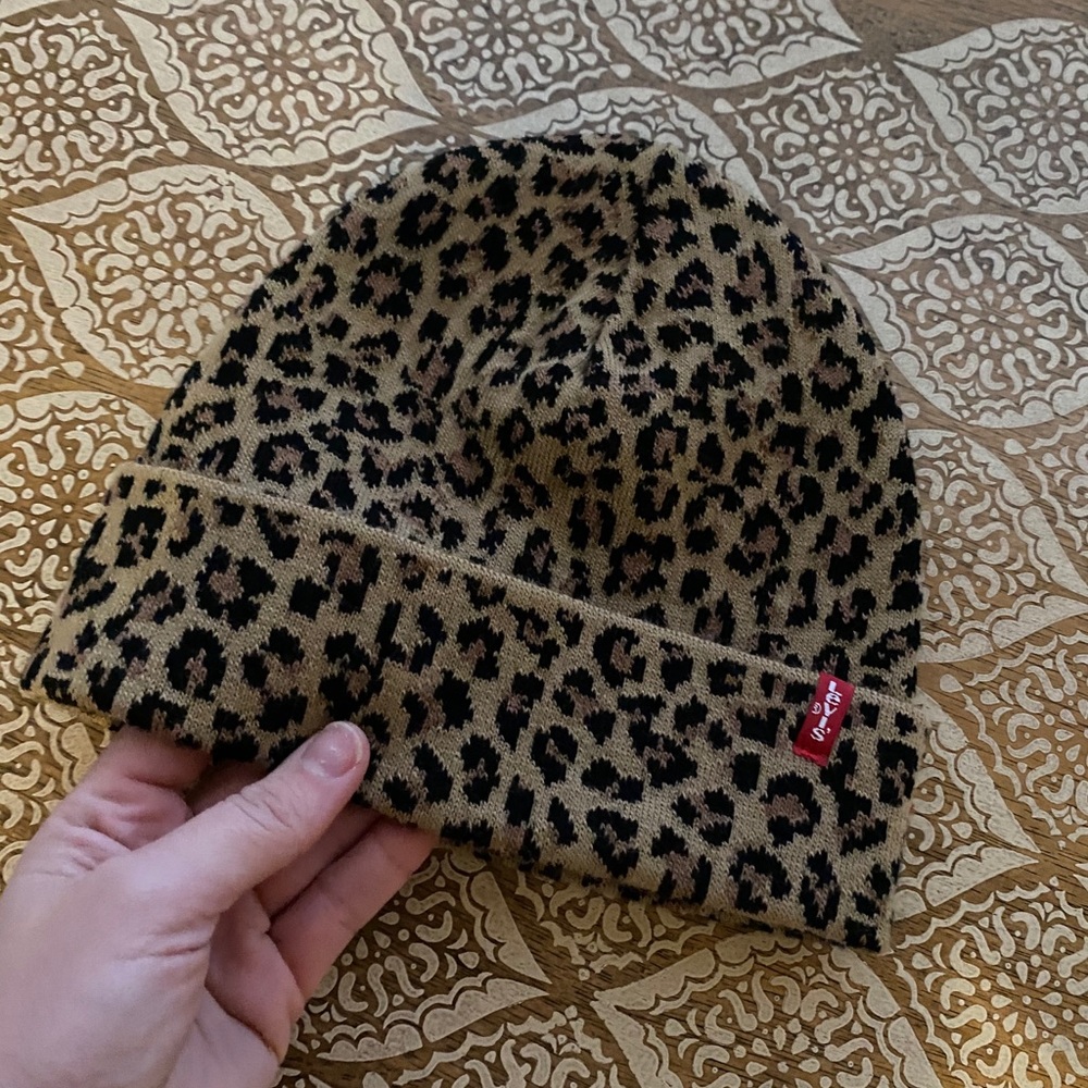 Levi’s animal print beanie